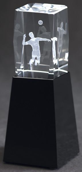  Награда хрустальная Волейбол CAC50180/VOL 50х50х180мм 