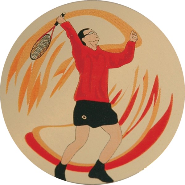 Жетон цветной Бадминтон (д.50) С2