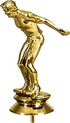 Фигурка пластиковая Плавание м. 9см F16/G (B339/G)