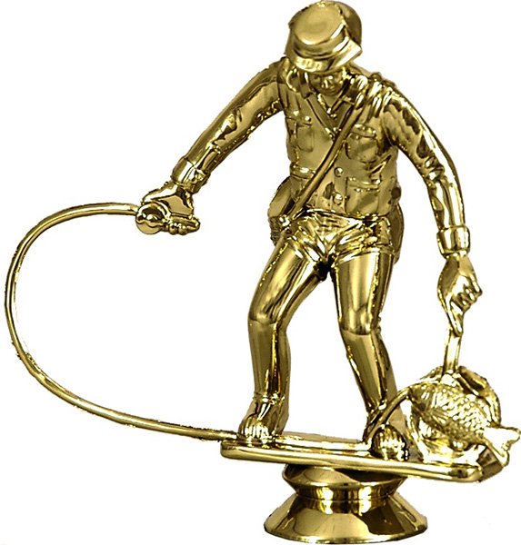 Фигурка пластиковая Рыболов 10см F27/G