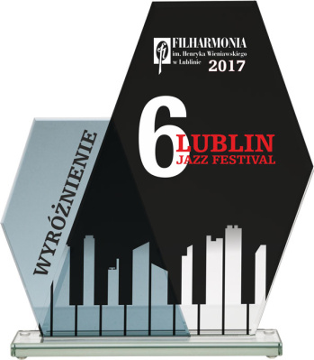 Награда стеклянная (сувенир) GS64-18/FP 18см (6мм)