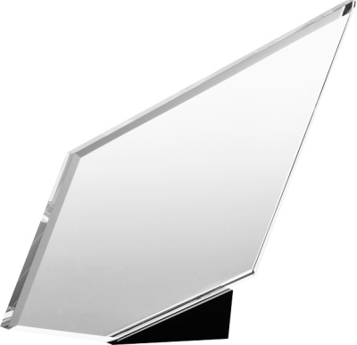 Награда хрустальная C039 22см (30*15) футляр в комплекте  