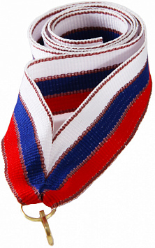 Лента (шир.11 мм)  V8-W/BL/RD-BRO