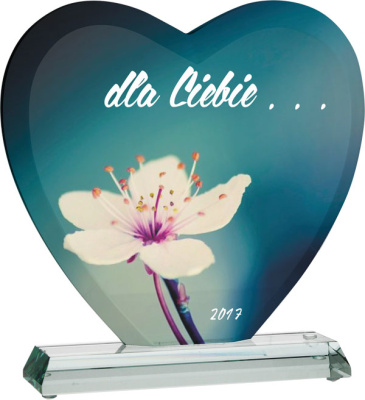 Награда стеклянная (сувенир) G031/FP 20см (18мм) футляр в комплекте 