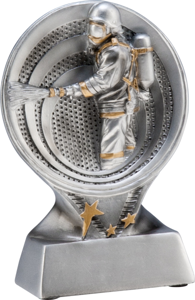 Фигурка литая Пожарный RS1202 17см (70*25мм) 