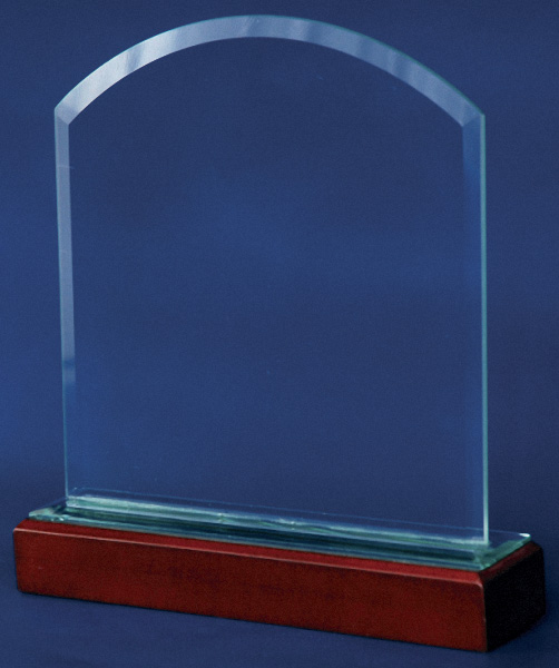 Награда стеклянная (сувенир) 230мм RG7-2B