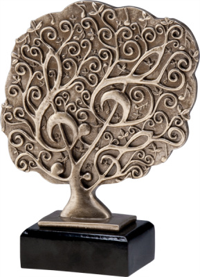 Фигурка литая Музыка-Экология RFST2094/BR 21см (80*20мм) 