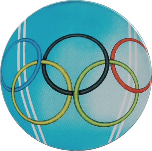 Жетон цветной Олимпиада (д.25) С12