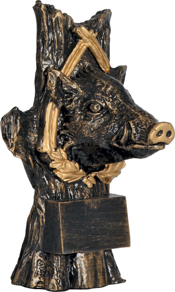 Фигурка литая Охота RTY3316 16см табличка 50х25