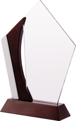 Награда хрустальная GW100-22 22см 