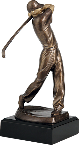 Фигурка литая Гольф RTYR3707/BR 23.5см (9.5*2.3) 