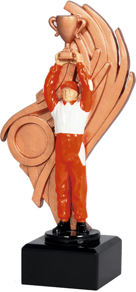 Фигурка литая Мотоспорт-RFST2036/B/OR 3 место 20.5 см 