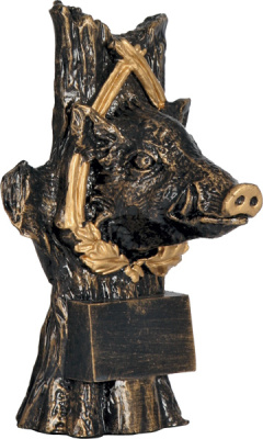 Фигурка литая Охота RTY3316 16см табличка 50х25