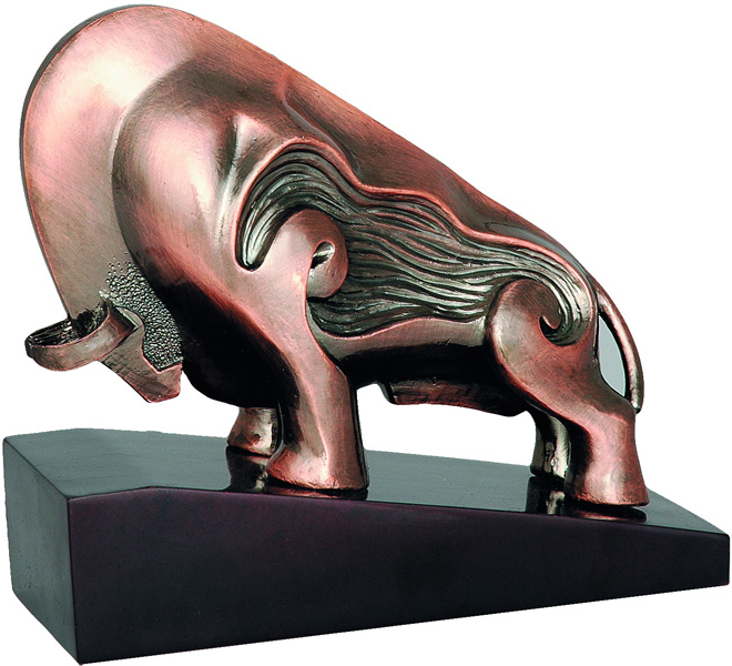 Фигурка литая Бык RTY3746 17см