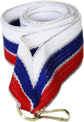 Лента (шир.11 мм) V8-W/BL/RD-SIL