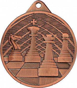 Медаль Шахматы MMC34050/B (50) G-2мм