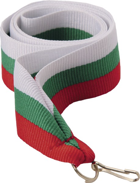 Лента (шир.22 мм) V2-W/GN/RD