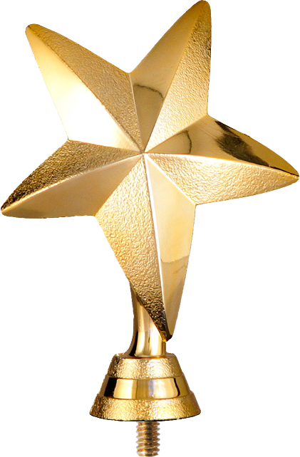 Фигурка пластиковая Звезда 13 см F220/G