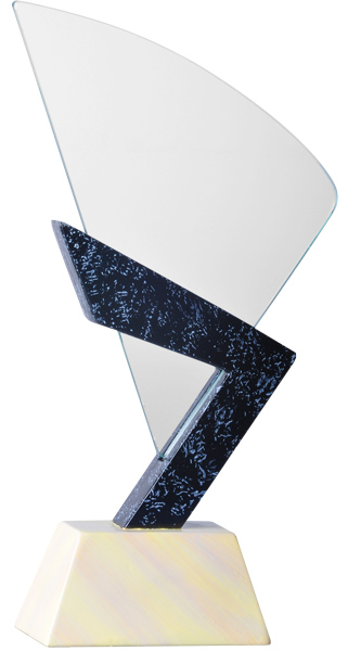 Награда хрустальная GR001-24 24см 