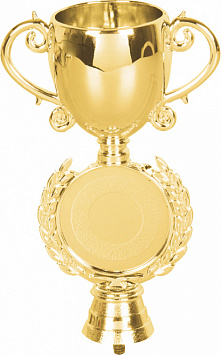 Фигурка пластиковая Кубок 13138/G 15,5см (25/50)