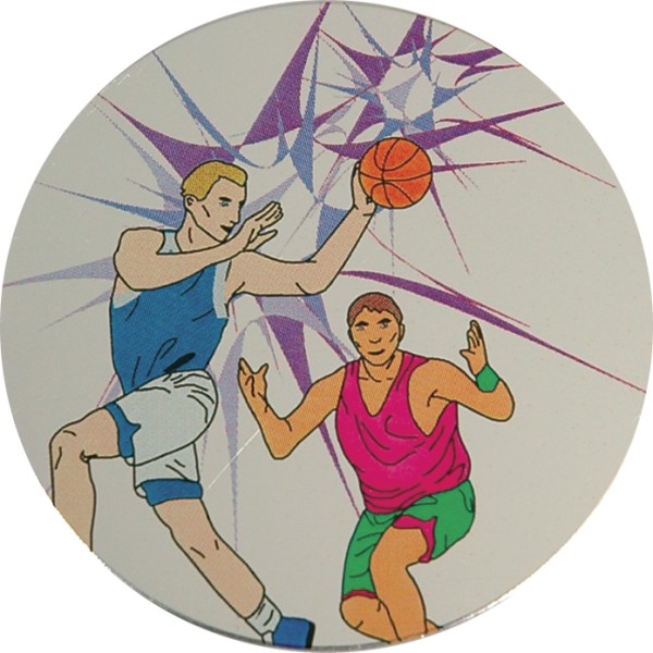 Жетон цветной Баскетбол (д.50) С8