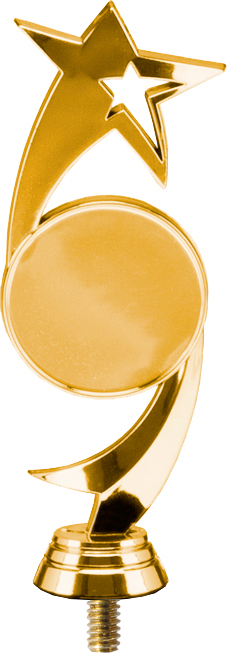 Фигурка пластиковая Звезды 16см F234/G (B218/G)